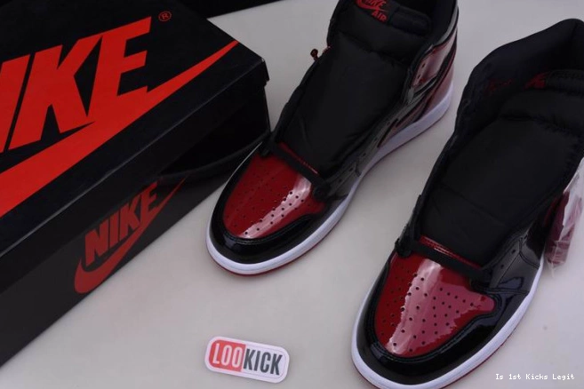 OG 1 Air High Patent Jordan Bred 555088-063 0809